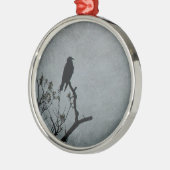 Magestic Crow Metalen Ornament (Links)