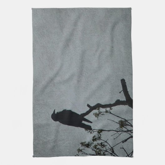 Magestic Crow Theedoek (Verticaal)