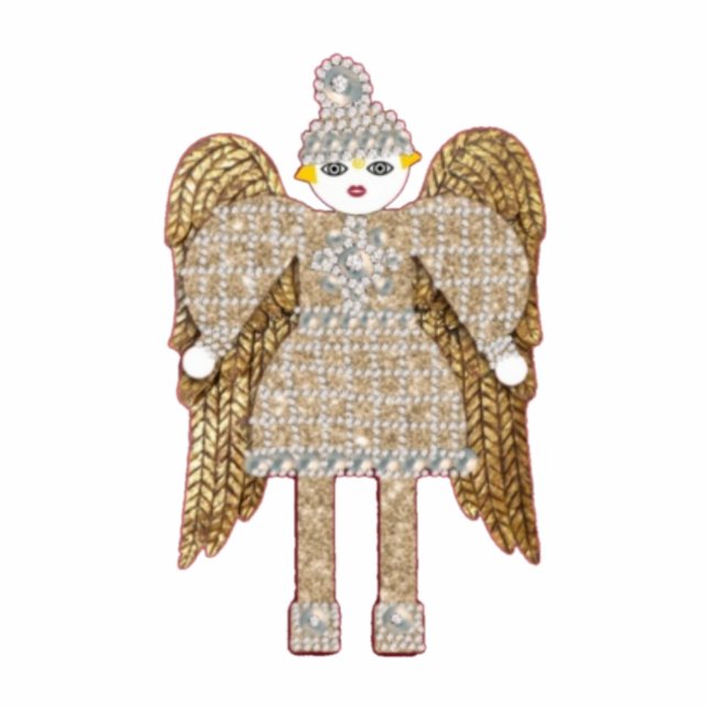 Magestic Martzkin Angel Ornament Fotobeeldje Ornament (Voorkant)