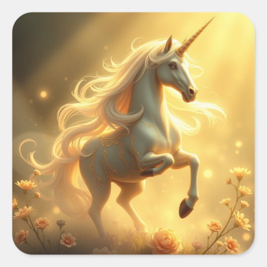 Magestic Unicorn Stickers (Voorkant)