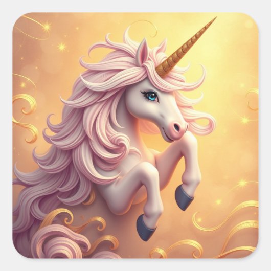 Magestic Unicorn Stickers (Voorkant)