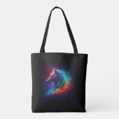 Magestische Wolf Tote Bag (Achterkant)