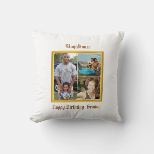MaggHouze Birthday Pillow Kussen (Voorkant)