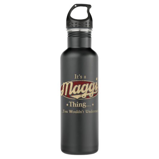 Maggi Bottle Name Gift Waterfles (Voorkant)