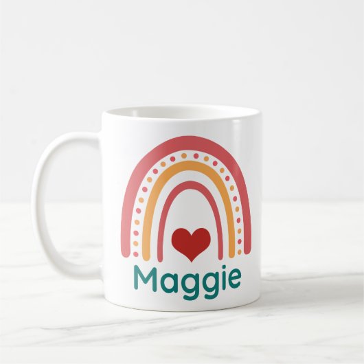 Maggie  Boho Rainbow Koffiemok (Links)