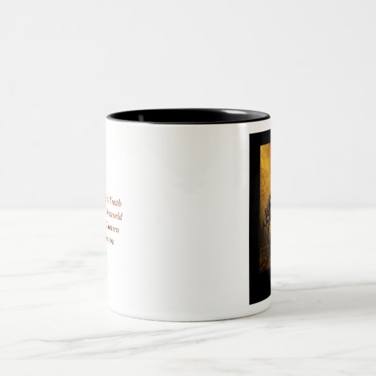 Maggie: Breedgeoogste jongeren Tweekleurige Koffiemok (Center)