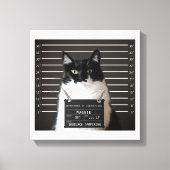 Maggie Cat Mok Shot Canvas Afdruk (Voorkant)