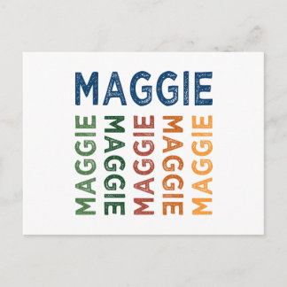 Maggie Cute Colorful Briefkaart