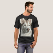 Maggie de Siberische Husky Long T-shirt (Voorkant volledig)