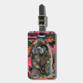 MAGGIE de zwarte chow bagagelabel (Voorkant verticaal)