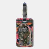 MAGGIE de zwarte chow bagagelabel (Achterkant verticaal)