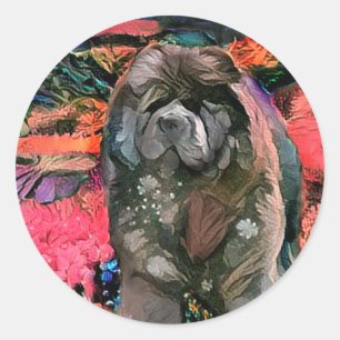 MAGGIE de zwarte chow CHOW - stickers