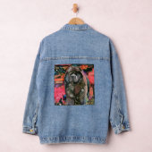 MAGGIE de zwarte chow Denim Jas Denim Jacket (Hangar)