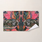 MAGGIE de zwarte chow HANDDOEK SET (Handdoek)