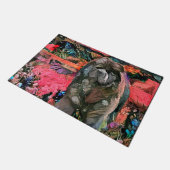 MAGGIE de zwarte chow Indoor/Outdoor deurmat (Schuin)