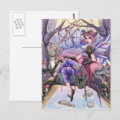 Maggie - Fairy en Cat Briefkaart (Voorkant / Achterkant)