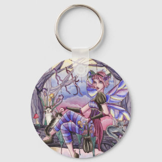 Maggie - Fairy en Cat Sleutelhanger