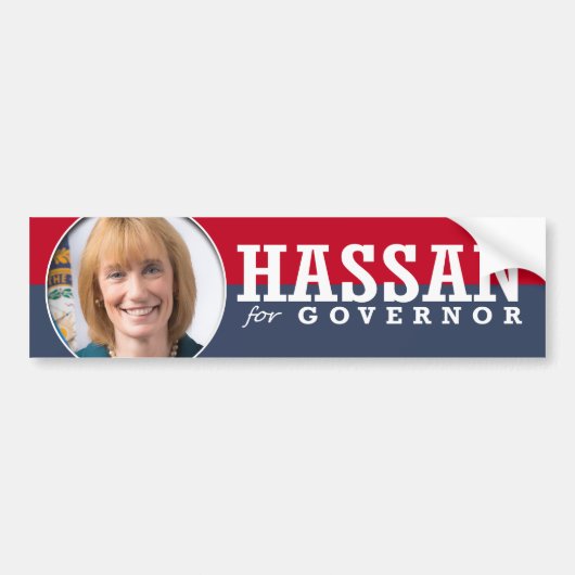 MAGGIE HASSAN CAMPAIGN BUMPERSTICKER (Voorkant)