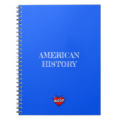 Maggie Heart Blue Notitieboek (Voorkant)