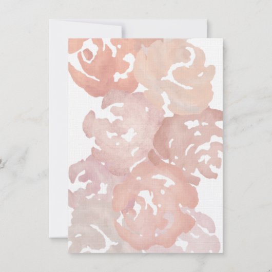 Maggie Hemingway Wedding Invitation Kaart (Achterkant)