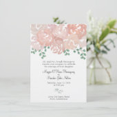 Maggie Hemingway Wedding Invitation Kaart (Staand voorkant)