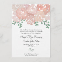 Maggie Hemingway Wedding Invitation