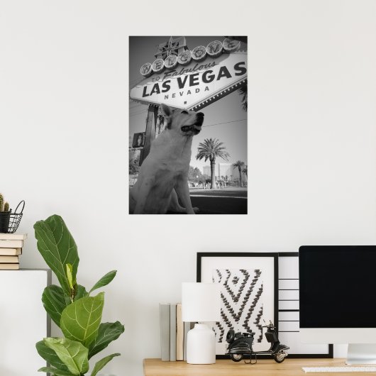Maggie - Las Vegas Sign Poster (Thuiskantoor)