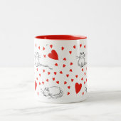 Maggie Love v3 Tweekleurige Koffiemok (Center)