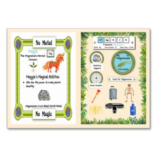 Maggie - Magnesium Horn Unicorn Trading Kaart