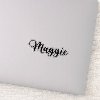 Maggie Naam - Handgeschreven kalligrafie Sticker