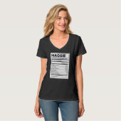 Maggie Nutrition Information Problem Solution Hard T-shirt (Voorkant volledig)