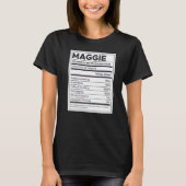 Maggie Nutrition Information Problem Solution Hard T-shirt (Voorkant)
