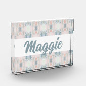 Maggie Print Decoratief Acryl Blok (Links)