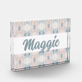Maggie Print Decoratief Acryl Blok
