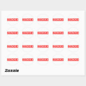 Maggie Stamp Ronde Sticker (Vel)