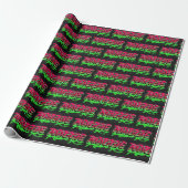 Maggie Vorname Name Graffiti red green Cadeaupapier (Uitgerold)
