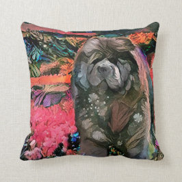 MAGGIE zwart chow kussen - kies maat en stof