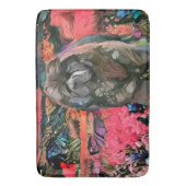 MAGGIE zwarte chow krat of badmat (Voorkant Verticaal)