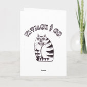 Maggies Angel Wenskaart Feestdagen Kaart (Achterkant)