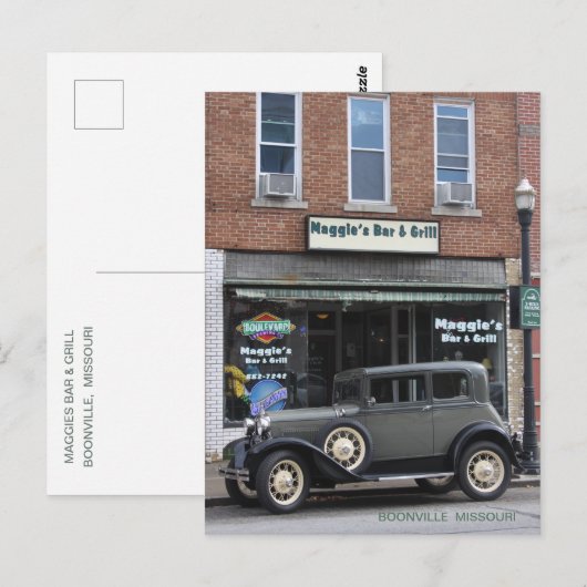 Maggie's Bar & Grill Briefkaart (Voorkant / Achterkant)