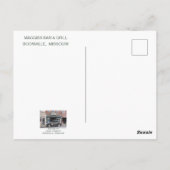 Maggie's Bar & Grill Briefkaart (Achterkant)