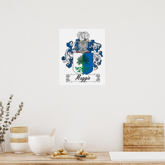 Maggio Family Crest Poster (Keuken)