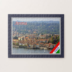 Maggiore-meer - Arona - Jigzaag Puzzle Legpuzzel