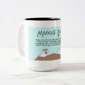 Maggot Divorce Tweekleurige Koffiemok (Voorkant links)