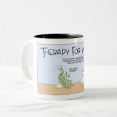 Maggot Therapy Tweekleurige Koffiemok (Voorkant links)