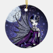 "Maggy" Gothic Moon Fairy Ornament (Voorkant)