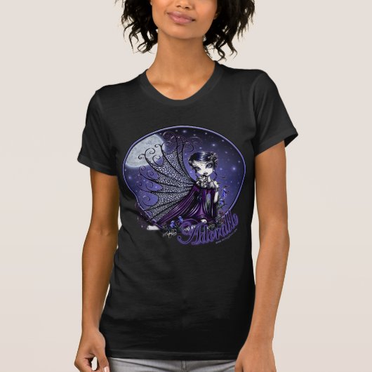 Maggy Victoriaans Gothic Moon Babydoll T-shirt (Voorkant)