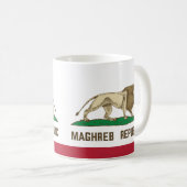 Maghreb Republic Lion Flag Berber Pride Koffiemok (Voorkant rechts)