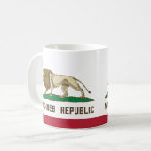 Maghreb Republic Lion Flag Berber Pride Koffiemok (Voorkant links)