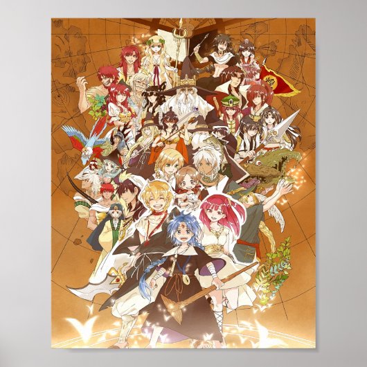 Magi Anime Poster (Voorkant)